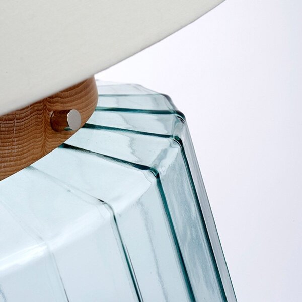 Elstead LUGA-TL-NATURAL - Lampada da tavolo LUGA 1xE27/60W/230V