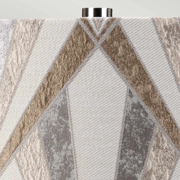 Elstead MILO-PN-TL-VOGSC - Lampada da tavolo MILO 1xE27/60W/230V grigio/marrone