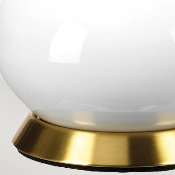 Elstead MILO-AB-TL-VOGPB - Lampada da tavolo MILO 1xE27/60W/230V grigio/oro