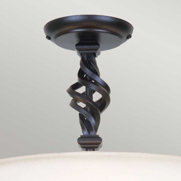 Elstead PB-SF-A-BLACK - Lampadario a plafone PEMBROKE 3xE14/60W/230V