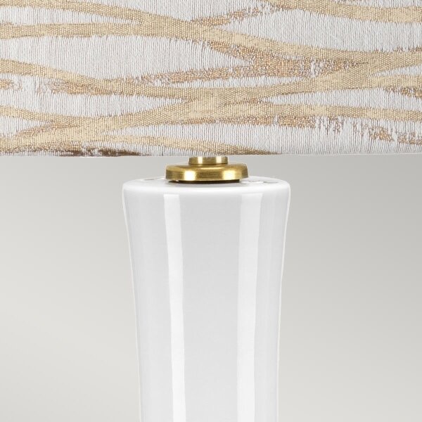Elstead MILO-AB-TL-LANT - Lampada da tavolo MILO 1xE27/60W/230V beige
