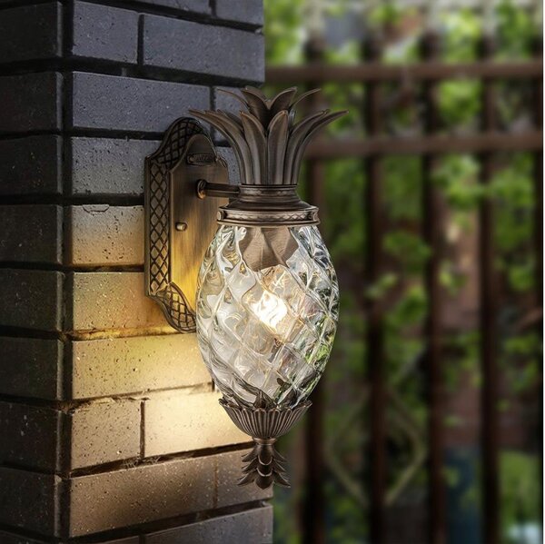 Hinkley HK-PLANTATION-S-BU - Lampada da esterno PLANTATION 1xE27/40W/230V IP44 bronzo