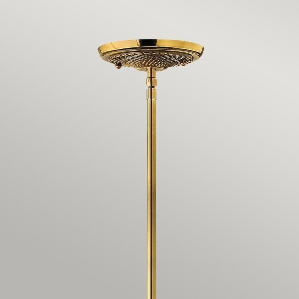Hinkley HK-PLANTATION-MP-BB - Lampadario a sospensione con supporto rigido PLANTATION 1xE27/60W/230V oro