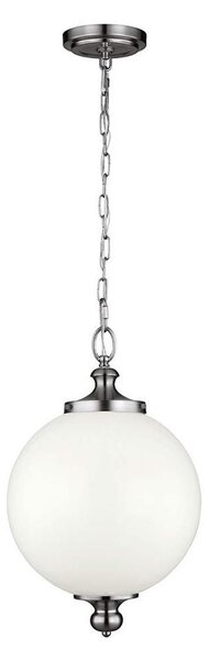 Feiss FE-PARKMAN-PL-PN - Lampadario a sospensione con catena PARKMAN 1xE27/60W/230V