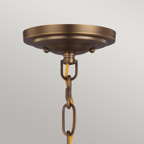 Feiss FE-CADENCE-1P-MB - Lampadario a sospensione con catena CADENCE 1xE27/75W/230V