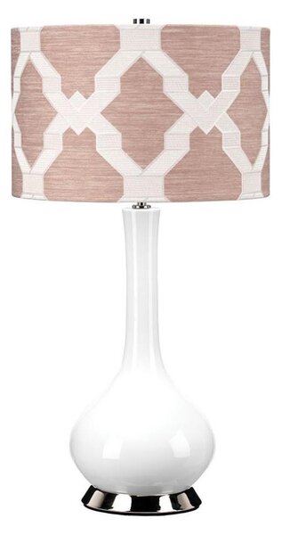 Elstead MILO-PN-TL-OVTH - Lampada da tavolo MILO 1xE27/60W/230V rosa