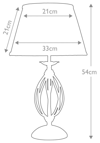 Elstead ART-TL-BLACK - Lampada da tavolo ARTISAN 1xE27/60W/230V nero