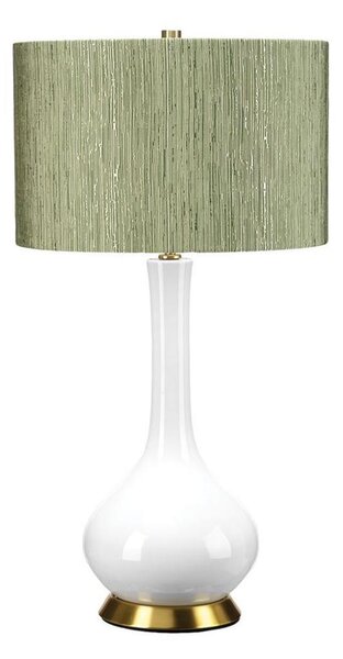 Elstead MILO-AB-TL-RTH - Lampada da tavolo MILO 1xE27/60W/230V verde