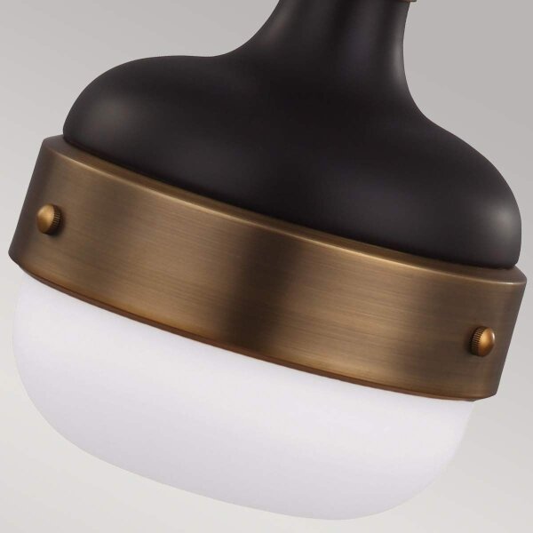 Feiss FE-CADENCE-1P-MB - Lampadario a sospensione con catena CADENCE 1xE27/75W/230V