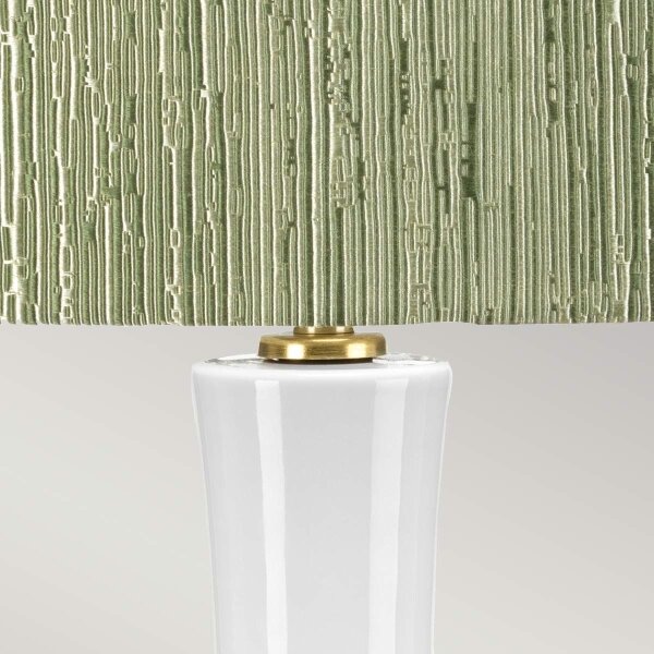 Elstead MILO-AB-TL-RTH - Lampada da tavolo MILO 1xE27/60W/230V verde