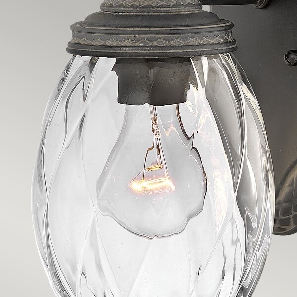 Hinkley HK-PLANTATION-S-MB - Lampada da esterno PLANTATION 1xE27/40W/230V IP44 nero