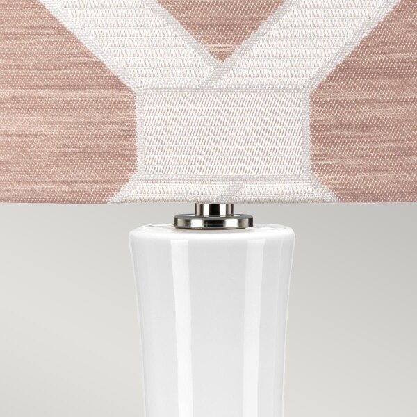 Elstead MILO-PN-TL-OVTH - Lampada da tavolo MILO 1xE27/60W/230V rosa