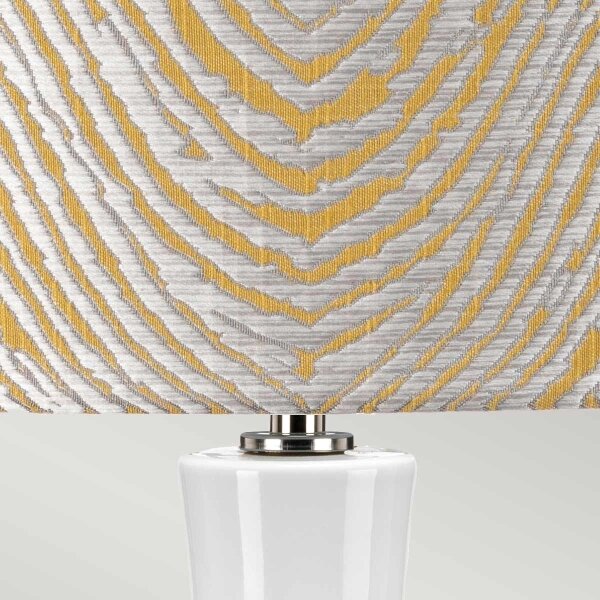 Elstead MILO-PN-TL-PSM - Lampada da tavolo MILO 1xE27/60W/230V grigio/oro