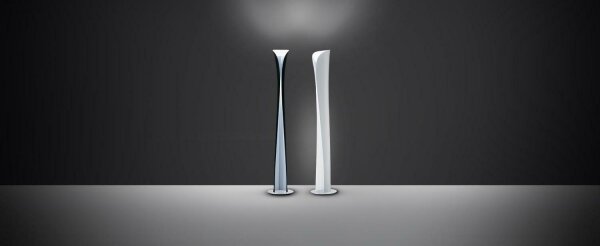 Artemide 1361020A - Lampada LED da terra CADMO LED/44W/230V + 1xGU10/10W/230V bianco