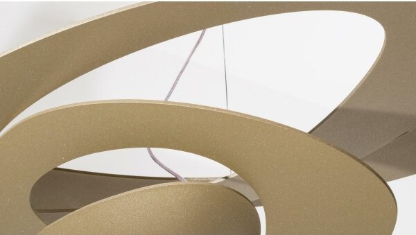 Artemide 1249020A -Lampadario a sospensione con filo LED dimmerabile PIRCE LED/27W/230V 3000K oro