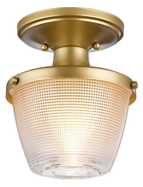 Quoizel QZ-DUBLIN-SF-PNBR - Lampada da bagno DUBLIN 1xE27/40W/230V IP44 oro