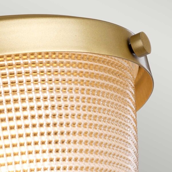 Quoizel QZ-DUBLIN-SF-PNBR - Lampada da bagno DUBLIN 1xE27/40W/230V IP44 oro