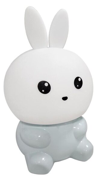 Lampada LED RGBW per bambini, touch, LED 1W 5V USB 1200 mAh con coniglio