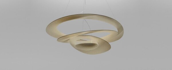 Artemide 1249020A -Lampadario a sospensione con filo LED dimmerabile PIRCE LED/27W/230V 3000K oro