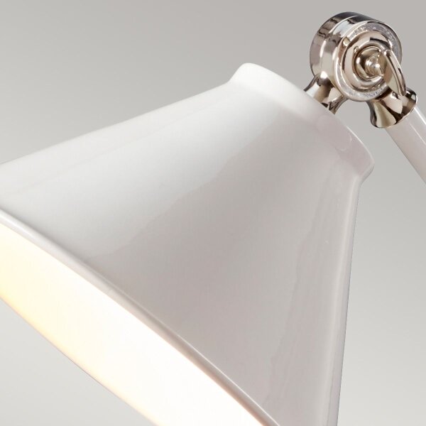 Elstead PV-ELEMENT-WPN - Lampada da tavolo PROVENCE ELEMENT 1xE27/60W/230V bianco