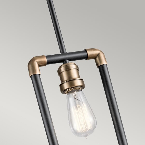 Kichler KL-IMAHN-MP - Lampadario a sospensione con supporto rigido IMAHN 1xE27/60W/230V