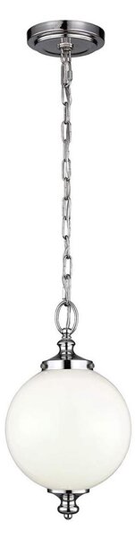 Feiss FE-PARKMAN-PS-PN - Lampadario a sospensione con catena PARKMAN 1xE27/60W/230V