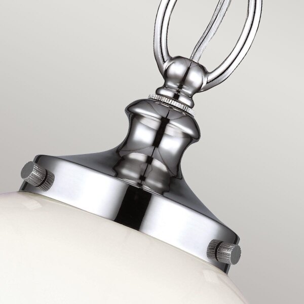 Feiss FE-PARKMAN-PS-PN - Lampadario a sospensione con catena PARKMAN 1xE27/60W/230V