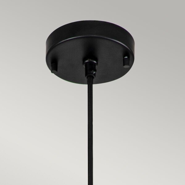 Elstead ETOILE-P-M-MB - Lampadario a sospensione con filo ETOILE 1xE27/60W/230V diametro 17,8 cm nero