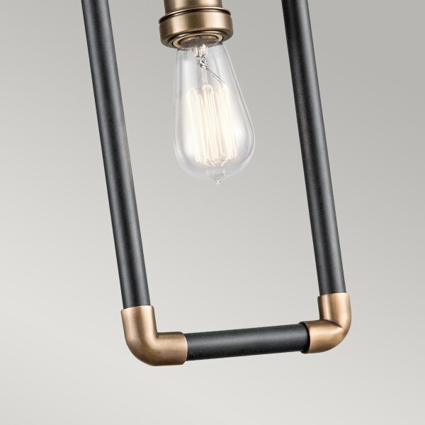 Kichler KL-IMAHN-MP - Lampadario a sospensione con supporto rigido IMAHN 1xE27/60W/230V