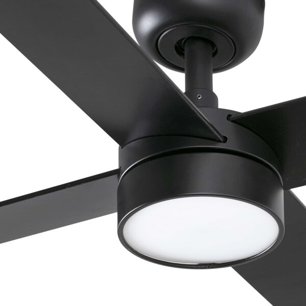 FARO 34356WT-1TW-LED Ventilatore dimmerabile RUDDER L 18W/230V marrone/nero diametro 132 cm WT + TC
