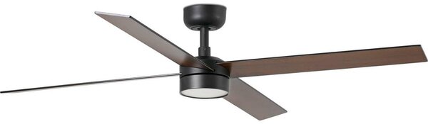 FARO 34356WT-1TW-LED Ventilatore dimmerabile RUDDER L 18W/230V marrone/nero diametro 132 cm WT + TC