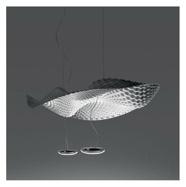 Artemide 1513010A - Lampadario a sospensione con filo COSMIC 2xR7s/11W/230V cromo lucido