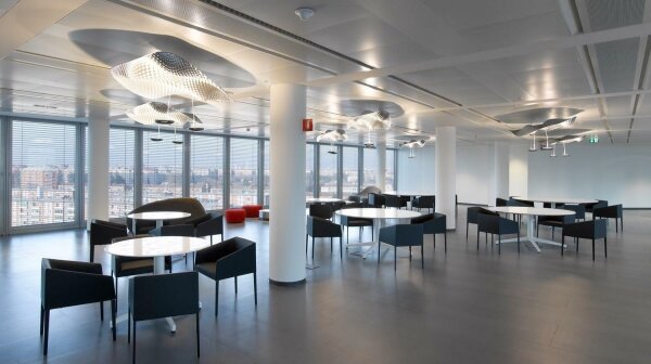 Artemide 1513010A - Lampadario a sospensione con filo COSMIC 2xR7s/11W/230V cromo lucido