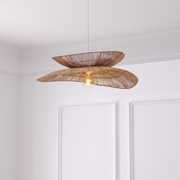Atmosphera - Lampadario a sospensione con filo ALARA 1xE27/40W/230V iuta
