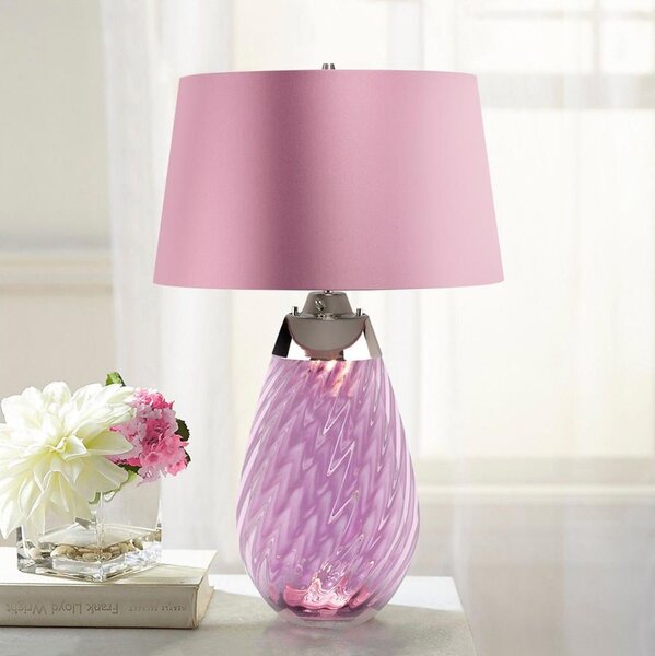 Elstead LENA-TL-L-PLUM - Lampada da tavolo LED LENA 1xE27/40W/230V 74 cm rosa
