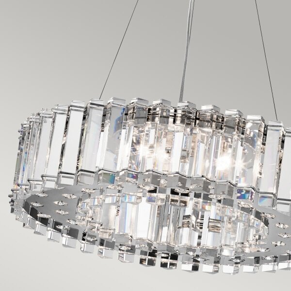 Kichler KL-CRYSTAL-SKYE8 - LED Lampadario da bagno CRYSTAL SKYE 8xG9/3W/230V IP44