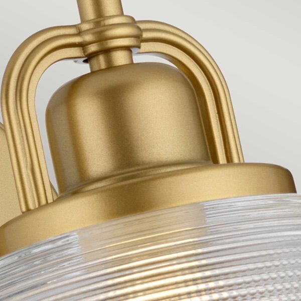 Quoizel QZ-DUBLIN1-PNBR - Lampada LED da bagno DUBLIN 1xG9/3W/230V IP44 oro