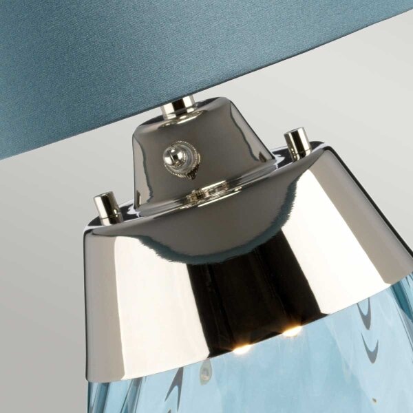 Elstead LENA-TL-S-BLU - Lampada da tavolo LED LENA 1xE27/60W/230V + 1xGU10/7W blu