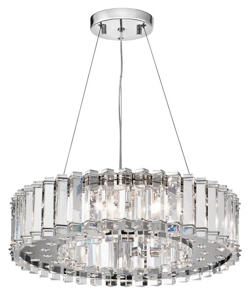 Kichler KL-CRYSTAL-SKYE8 - LED Lampadario da bagno CRYSTAL SKYE 8xG9/3W/230V IP44