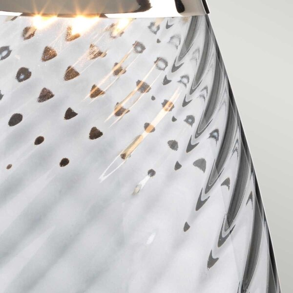 Elstead LENA-TL-L-SMOKE - Lampada da tavolo LED LENA 1xE27/40W/230V 74 cm grigio