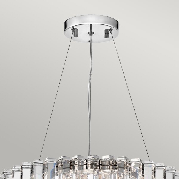 Kichler KL-CRYSTAL-SKYE8 - LED Lampadario da bagno CRYSTAL SKYE 8xG9/3W/230V IP44