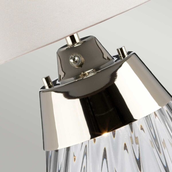 Elstead LENA-TL-S-SMOKE-OWSS-Lampada da tavolo LED LENA 1xE27/60W/230V+1xGU10/7W bianco