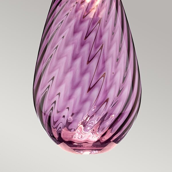 Elstead LENA-TL-L-PLUM-OWSS-Lampada da tavolo LED LENA 1xE27/40W/230V 74cm rosa/bianco