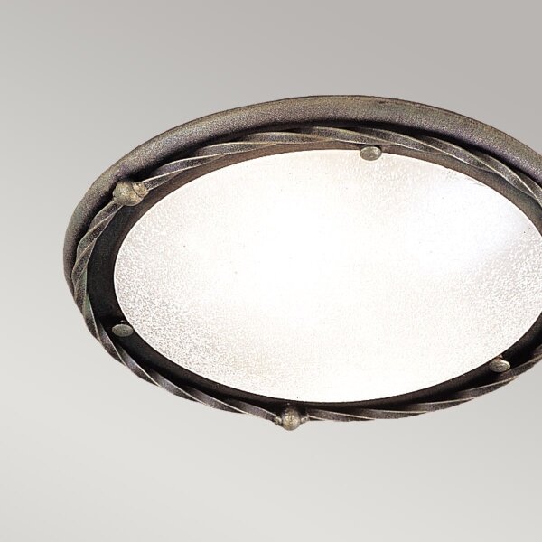Elstead PB-F-B-BLK-GOLD - Plafoniera PEMBROKE 1xE27/60W/230V ottone