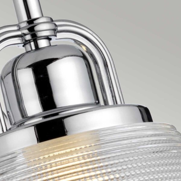 Quoizel QZ-DUBLIN1-PC - Lampada LED da bagno DUBLIN 1xG9/3W/230V IP44 cromo