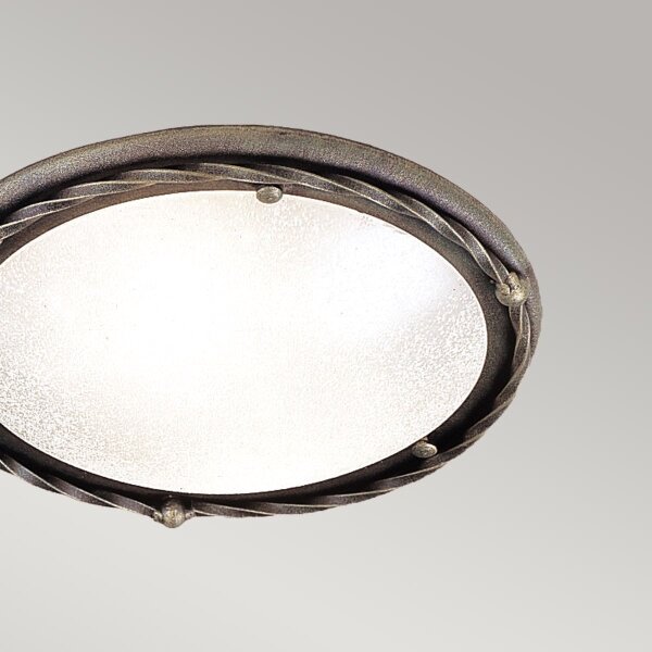 Elstead PB-F-B-BLK-GOLD - Plafoniera PEMBROKE 1xE27/60W/230V ottone