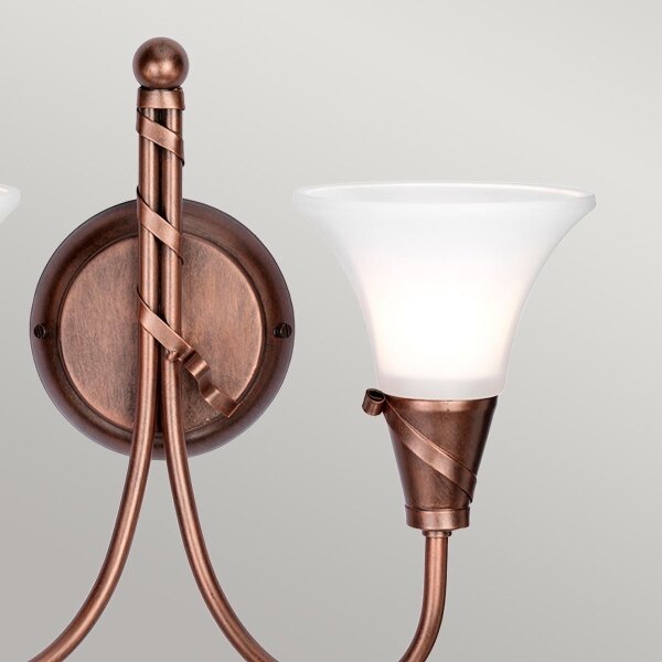 Elstead EM2-COPPER - Applique EMILY 2xE14/40W/230V