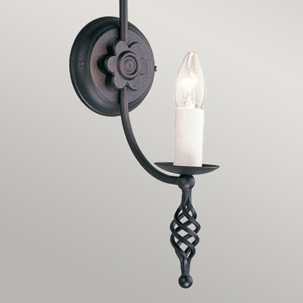 Elstead BY1-BLACK - Applique BELFRY 1xE14/60W/230V