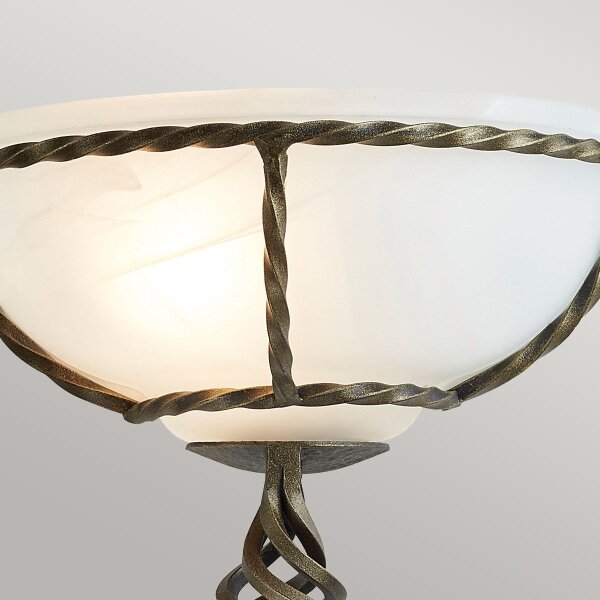 Elstead PB-WU-BLK-GOLD - Applique PEMBROKE 1xE27/60W/230V