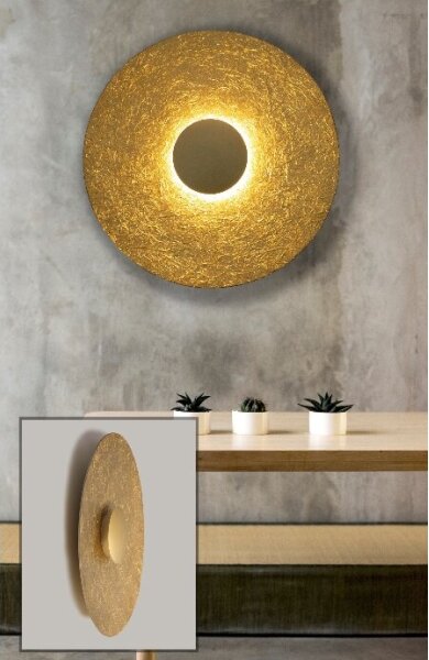 Applique a LED SOLE LED/16W/230V diametro 65 cm oro